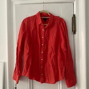 J. Crew 100% Linen Shirt | Size 14
